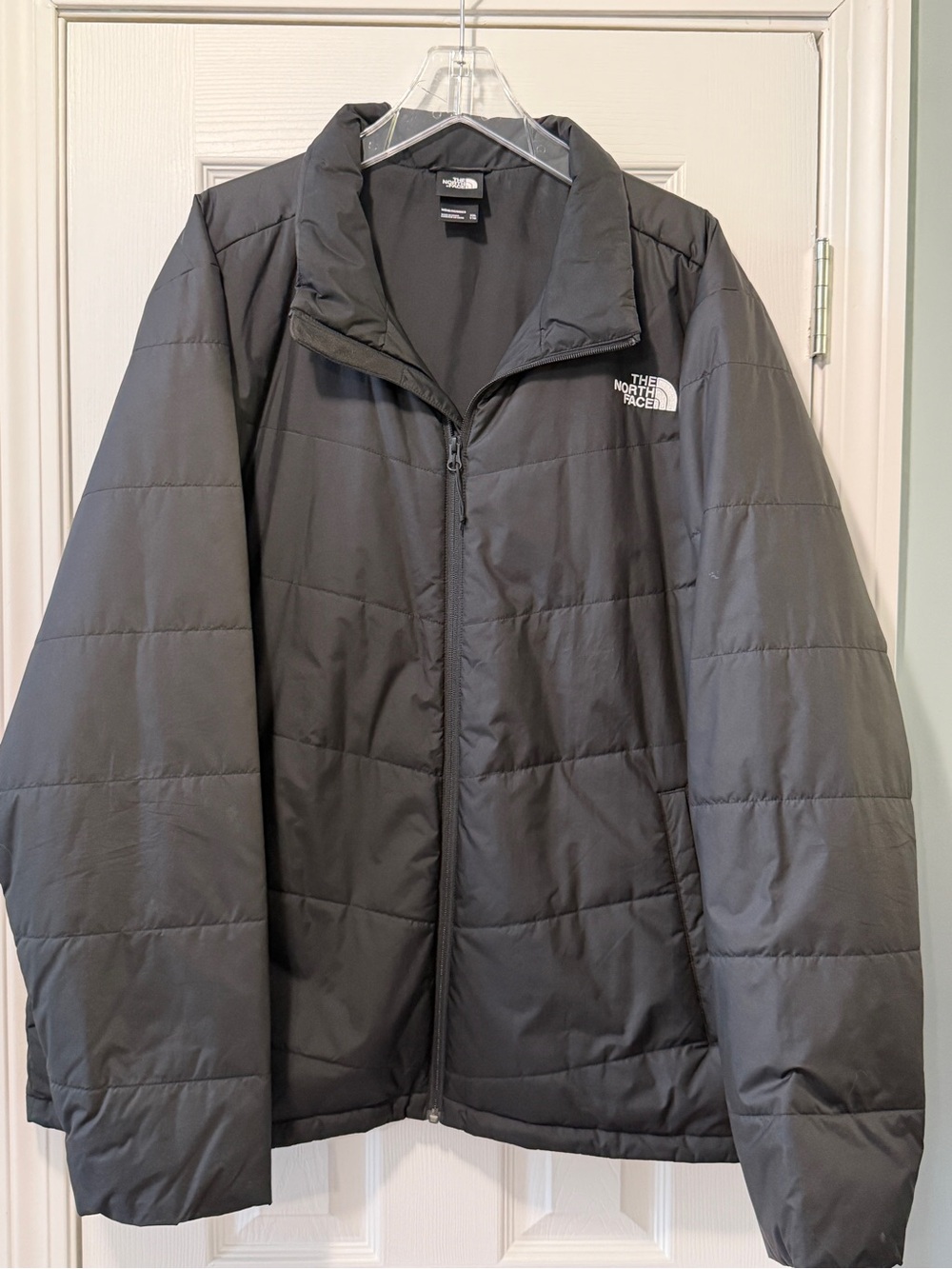 The North Face Men’s Dark Gray Quilted Puffer Jacket